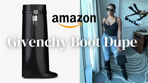 dupe givenchy botte|Givenchy lock boots dupe.